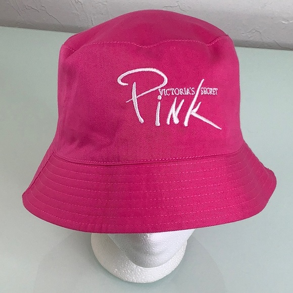 PINK Victoria’s Secret Bucket hat adult size OSFM NWOT - Picture 3 of 14